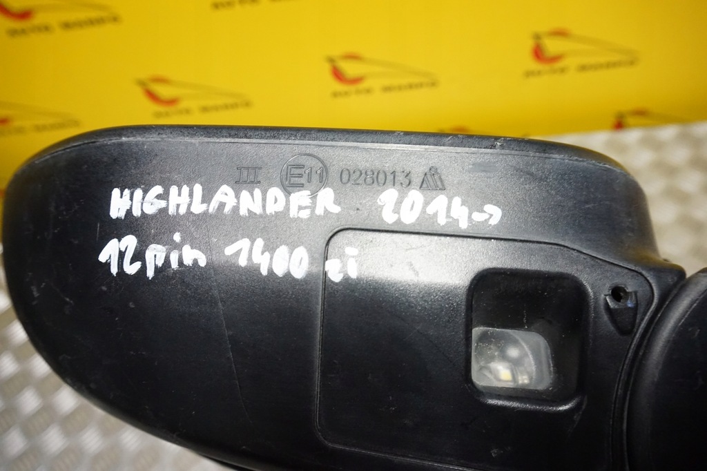 фото №12, Toyota highlander 2014 - 2019 зеркало наружное левая 12 pin usa