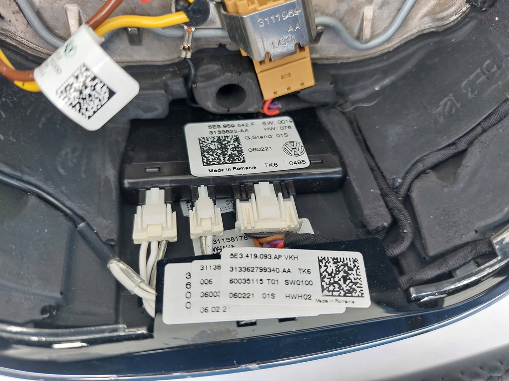 фото №12, Воздуховод кожа подогрев лепестки переключения skoda octavia iv