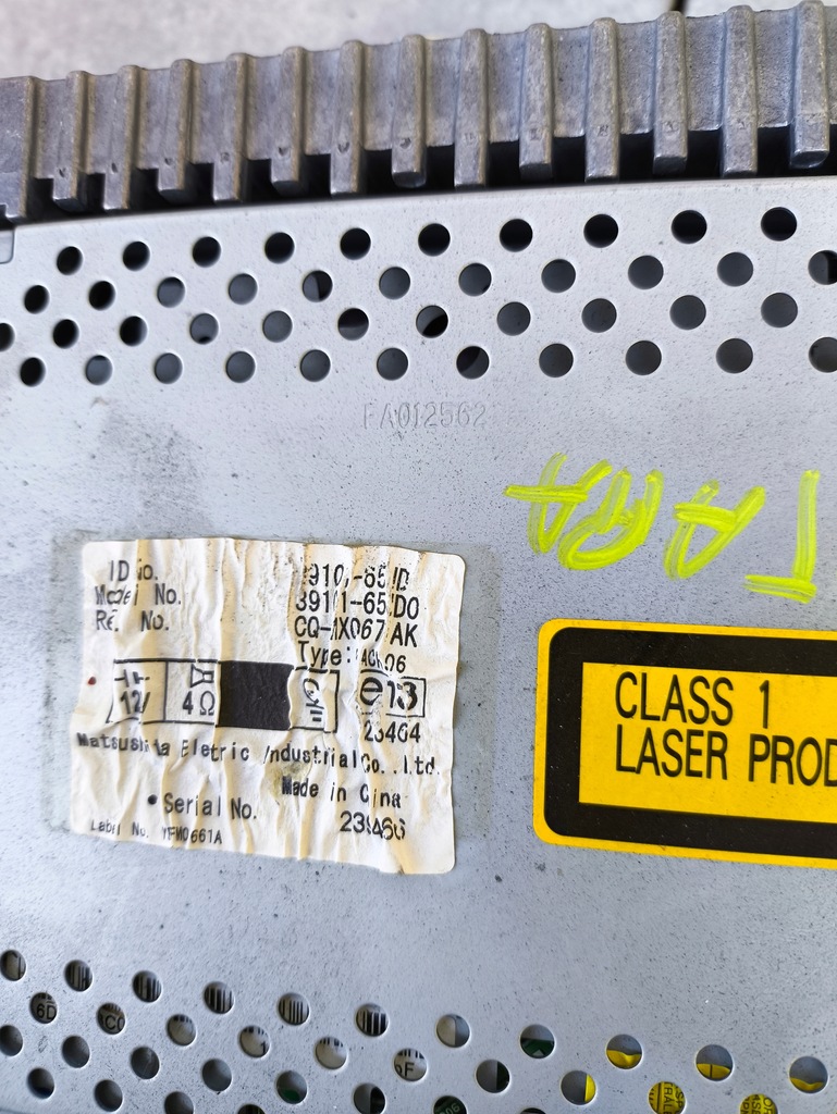 фото №8, Suzuki grand vitara ii radiomagnetofon suzuki vitara ii 3910165jd0 e