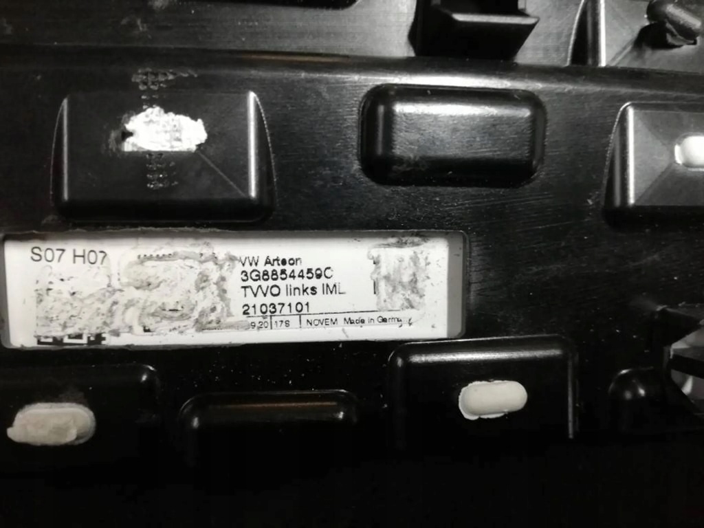 фото №7, Молдинг dekor дверь левый перед vw arteon lift