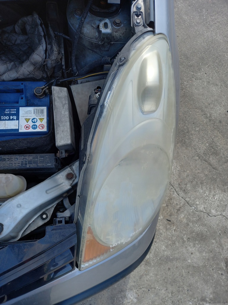 фото №8, Nissan note i e11 лампа левый перед левая передняя