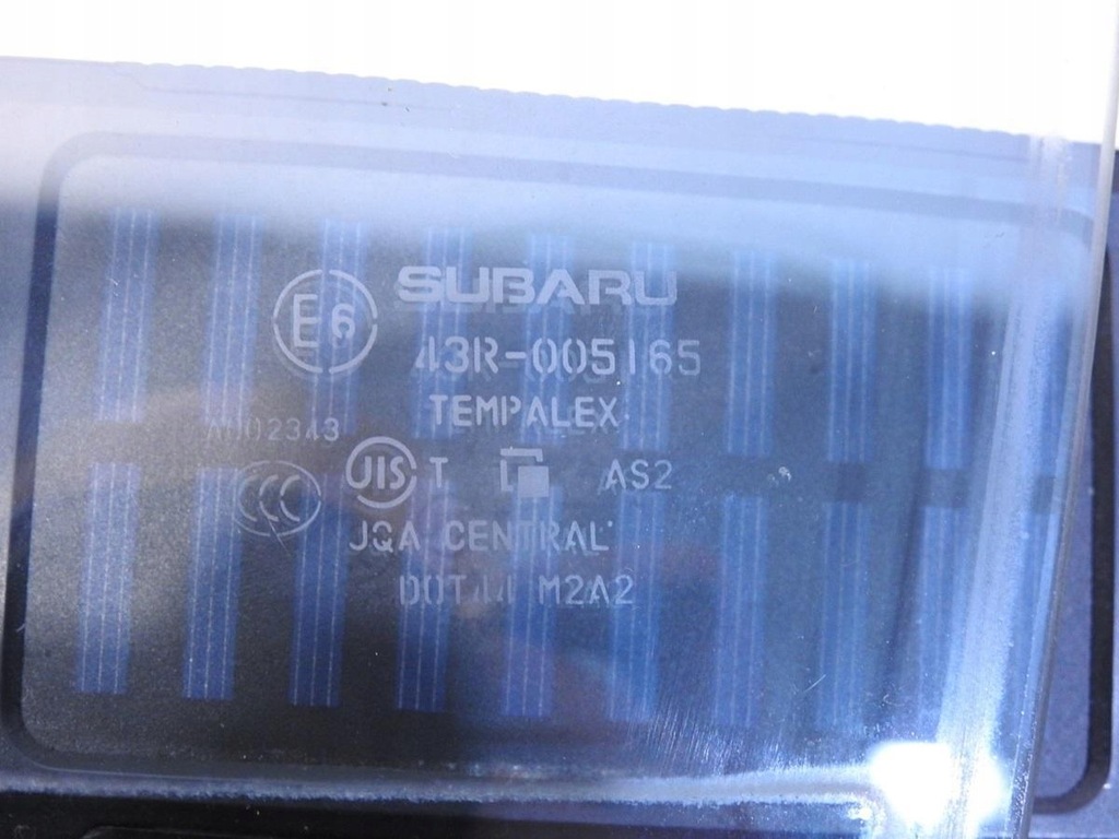 фото №8, Стекло дверь левый задняя subaru forester iii