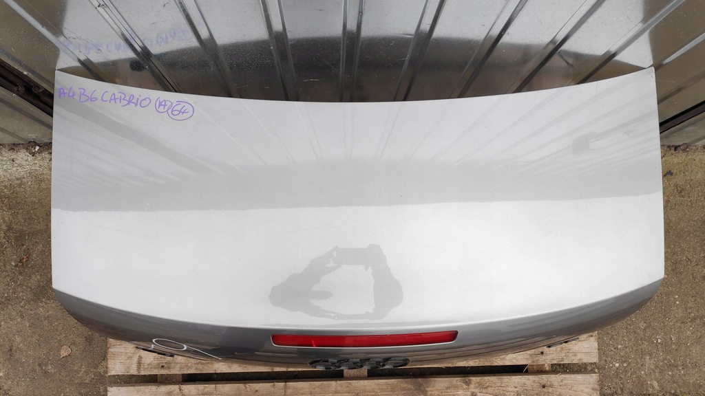 фото №8, Крышка багажника задняя багажника audi a4 b6 cabrio ly7q