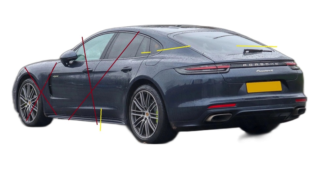 фото №1, Porsche panamera 971 четверть задняя задняя левая правая