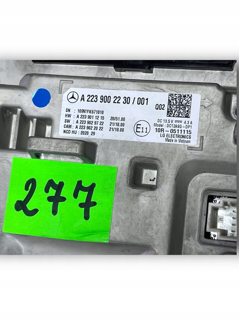 фото №6, Idealny лічильник прилади lcd mercedes w223 a2239002230 $j