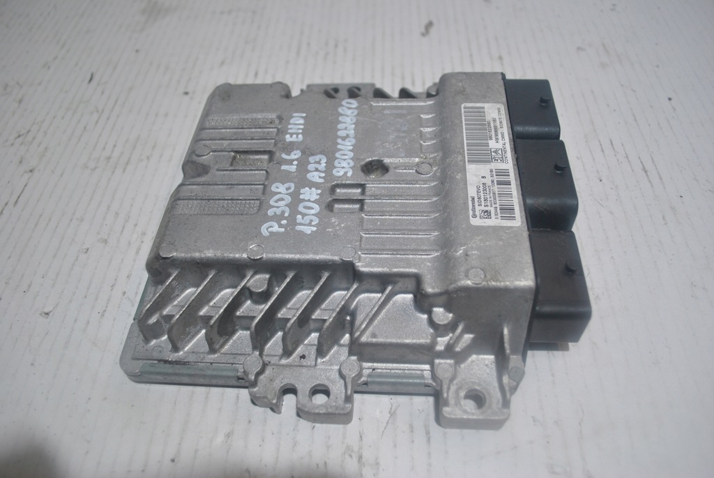фото №7, Бортовий комп'ютер двигуна peugeot 308 1.6 e-hdi 9801622880