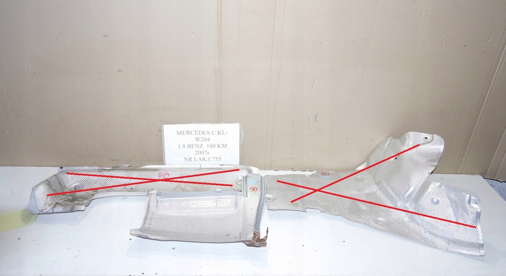 фото №1, Захист теплова mercedes w204 1.8