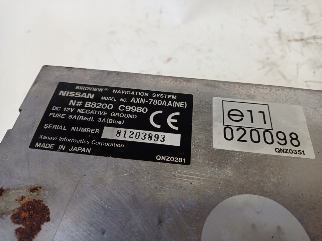 фото №6, Навигация navi nissan primera b8200c9980