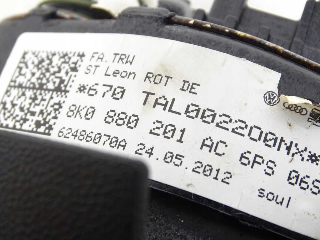 фото №6, Подушка повітряна подушка безпеки водія audi a4 b8 8k0880201ac