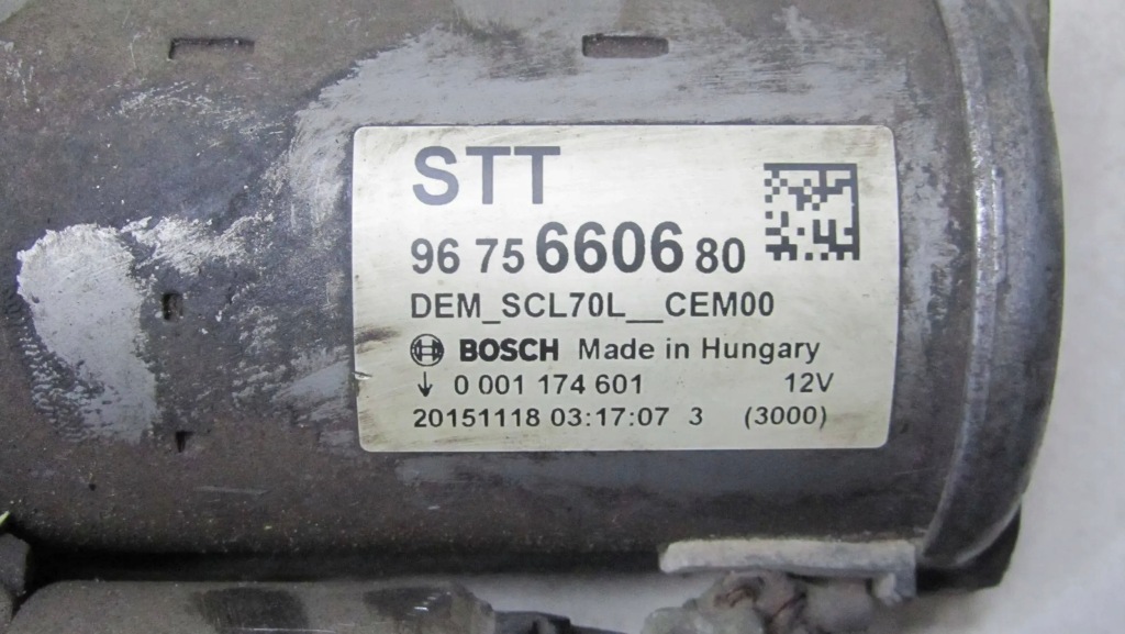 Citroen c3 3 1.2 стартер 9675660680 Недорого