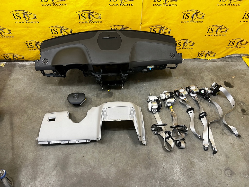 фото №1, Приборная панель консоль подушки безопасности подушка безопасности ремни alpaca gray 7 человек mercedes gl x166