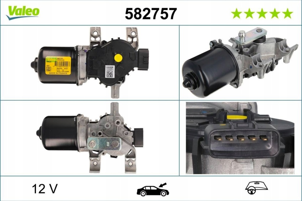 фото №1, Двигун двірник valeo 582757 do renault sandero / stepway ii b8 duster