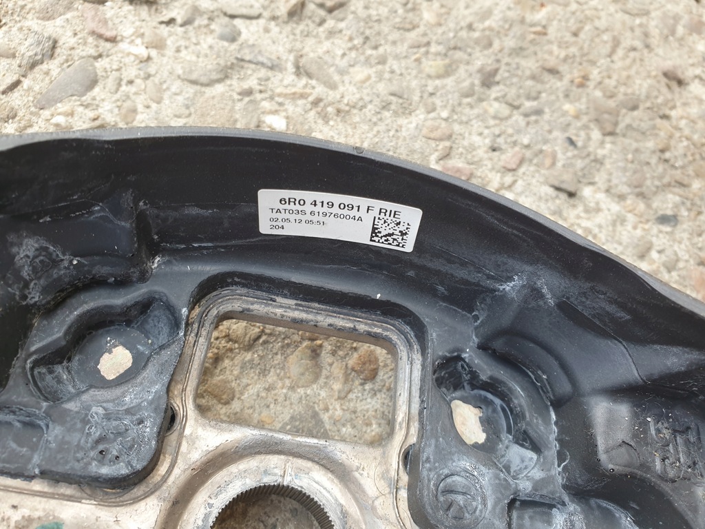 фото №7, Воздуховод кожаный vw polo 5 v 6r 2009- 6r0419091f