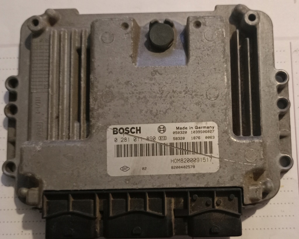 фото №1, Блок керування 0281011890 renault trafic vivaro 8200402578