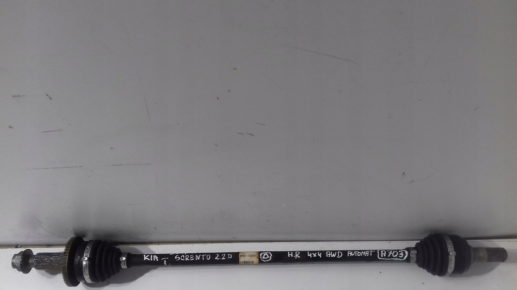 фото №1, Kia sorento iii 2.2 привідний вал правий задня задня