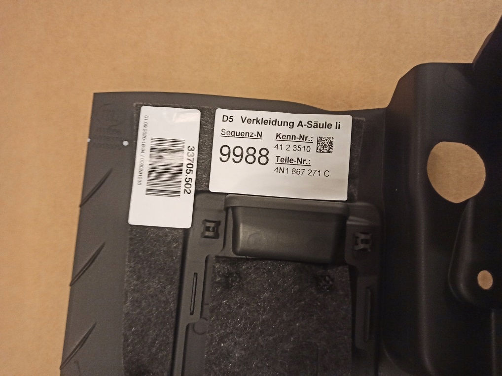 фото №6, Audi a8 d5 захист внутрішня поріг ліва 4n1867271c