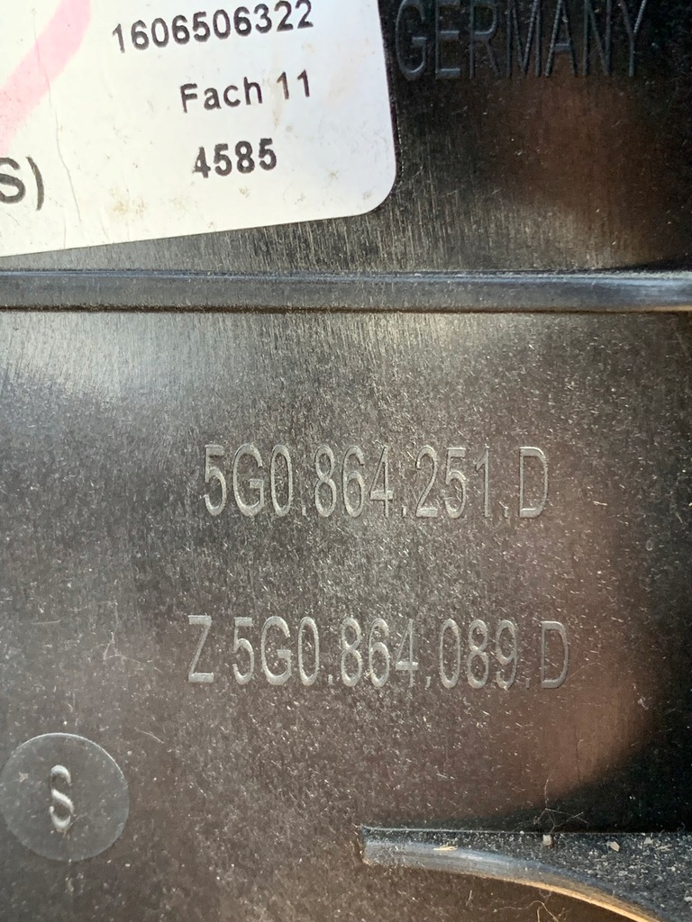 фото №6, Тунель середній golf vii 5g0864251d