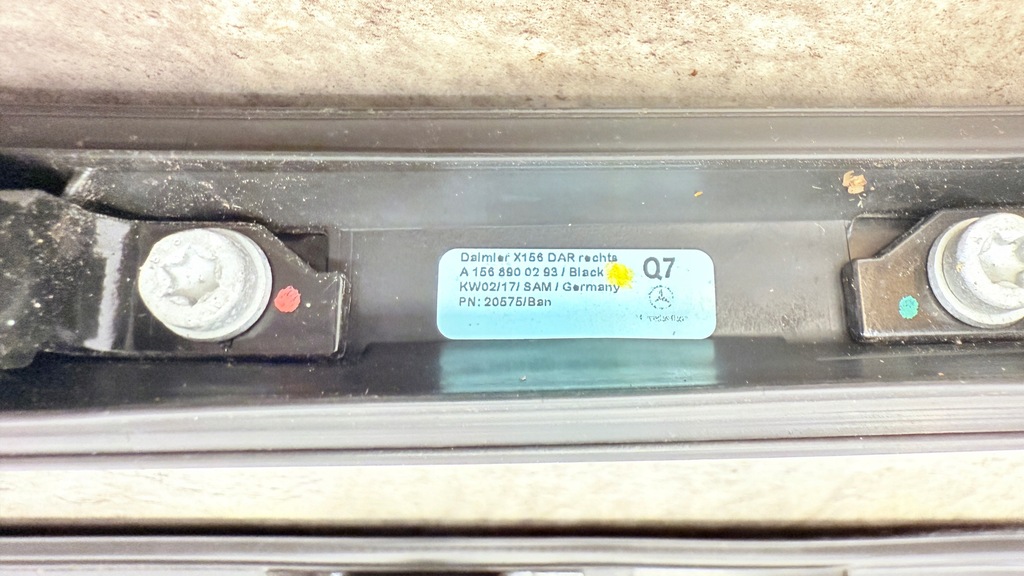 фото №8, Mercedes w156 gla рейлинги кровельные левый правый чёрные комплект a1568900193