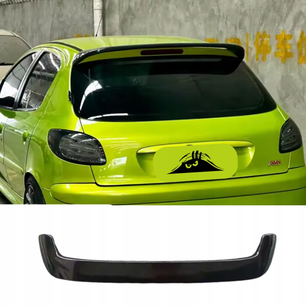 фото №5, Peugeot 307 задній спойлер блискучий чорний abs пластик autovision