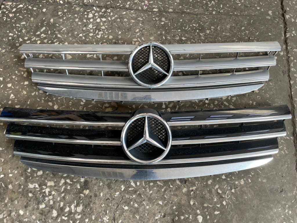 фото №6, Mercedes a klasa w169 решітка радіатора решітка радіатора решітка радіатора хром ładn