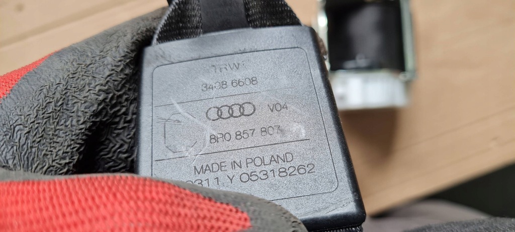 фото №10, Q5 8r pas безпеки середній задня 8r0857807