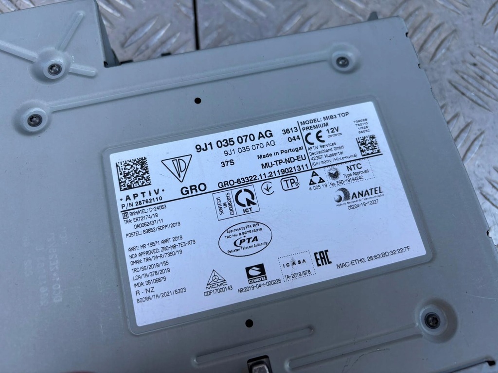 фото №3, Porsche taycan 4s радио dvd gps ideał 9j1035070ag