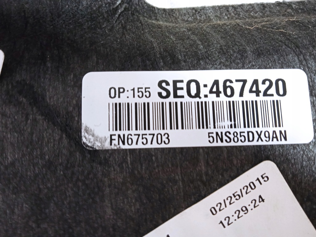 фото №12, Chrysler 200 15- полиця багажника usa 5ns85dx9an