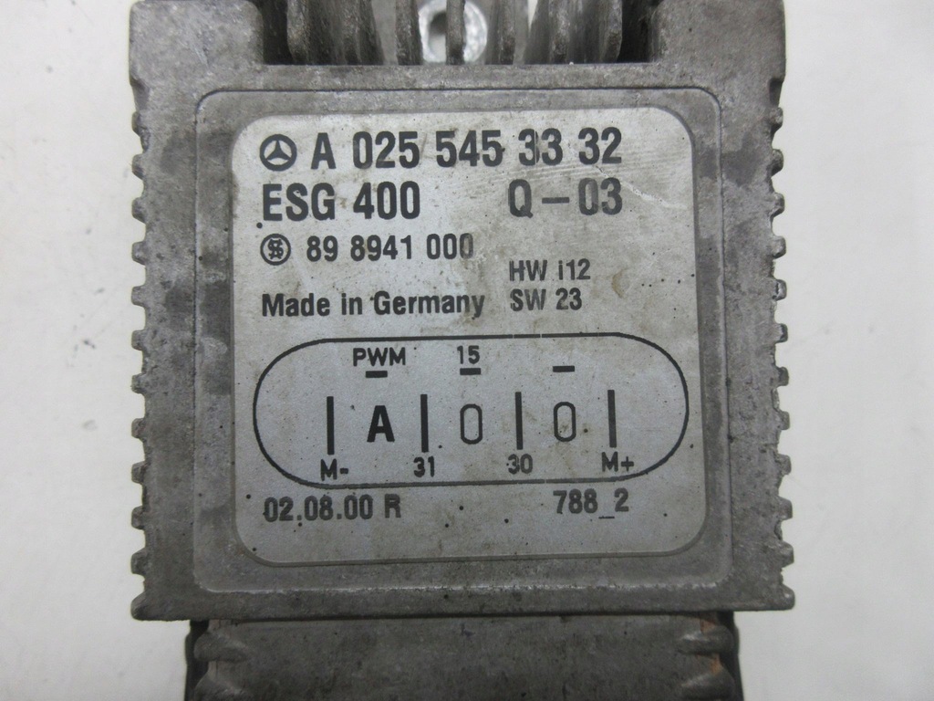 фото №6, Mercedes w210 e 200 2.0 m 111 модуль блок керування вентиляторів