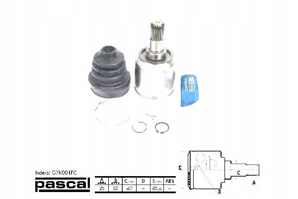 фото №2, Шарнир приводной внутренний land rover freelander