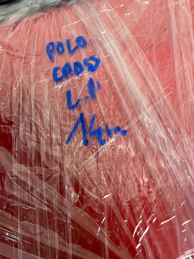 фото №8, Vw polo v 6r cross lift kompletny крила молдинг лівий перед червоний