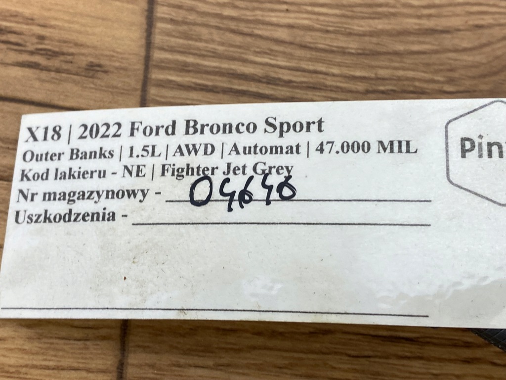 фото №6, Патрубок wody ford bronco sport 2020+ escape kuga mk3 usa