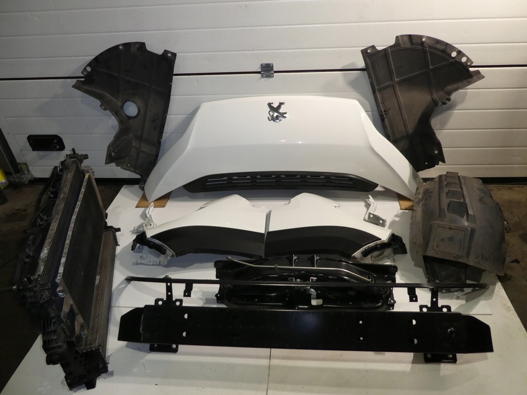 фото №7, Peugeot boxer 2.0 euro 6 перед белый капот комплект