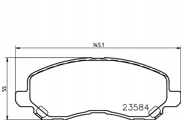 фото №15, Тормозные колодки тормозные перед textar mitsubishi galant lancer asx peugeot 4008