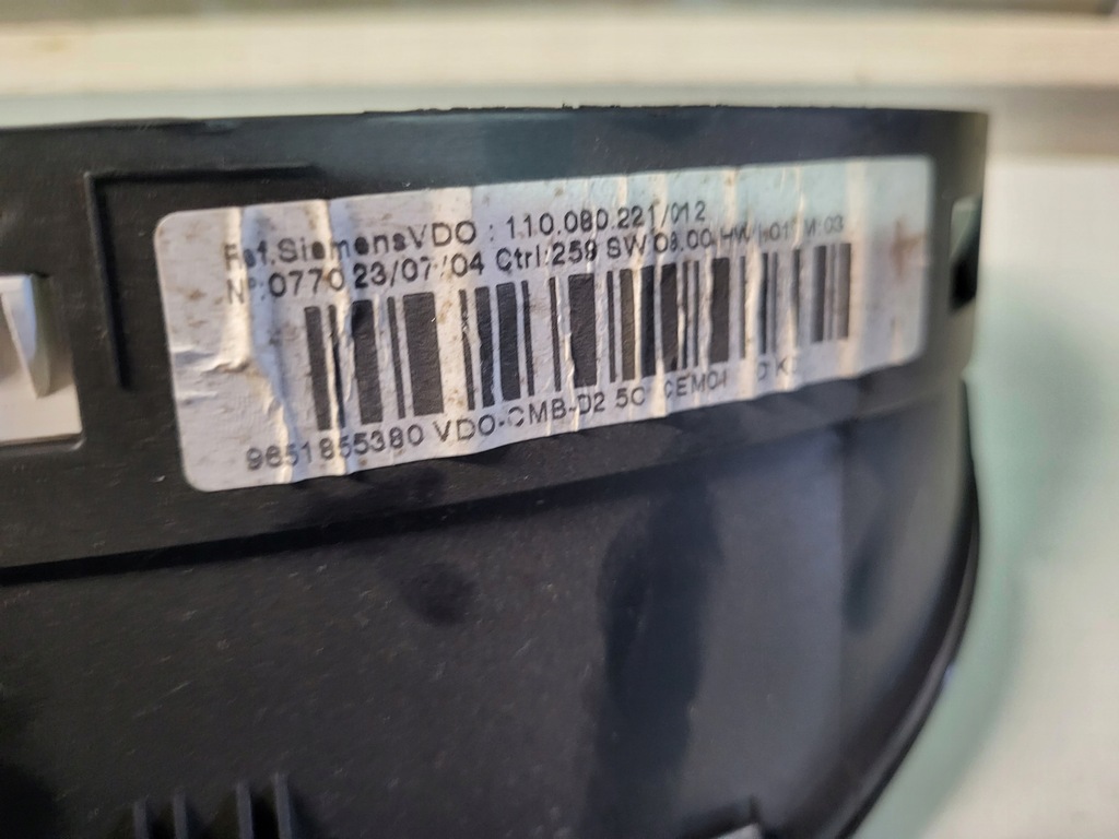 фото №5, Лічильник прилади peugeot 407 2.0 hdi 9651855380