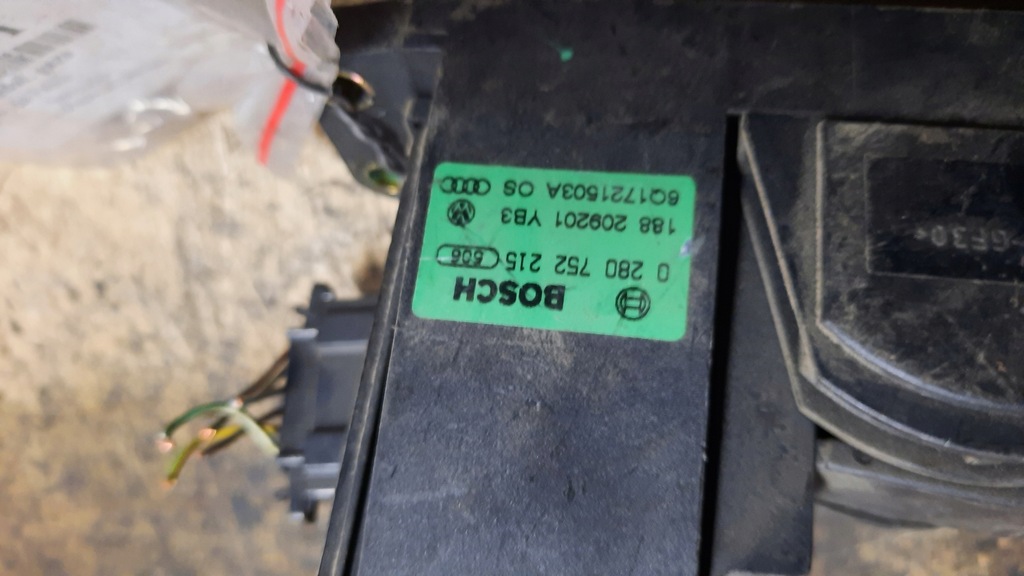 фото №5, Потенціометр газу skoda fabia 1.4b 01r