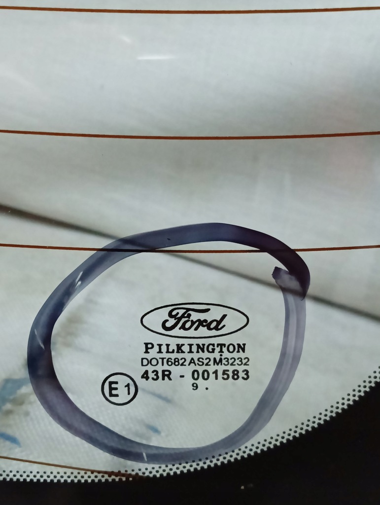 фото №2, Стекло задняя ford ka ii 2008- as2 оригинал