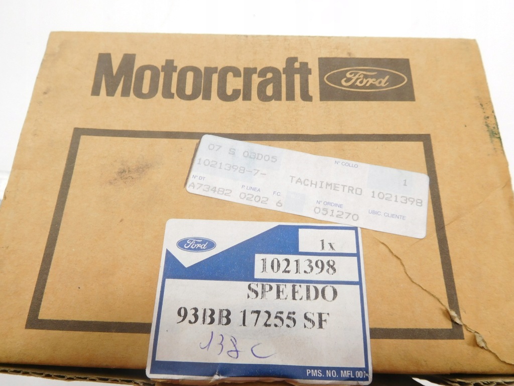 фото №7, Спидометр ford mondeo 92-96 ford transit 94-00 оригинальный номер 1021398