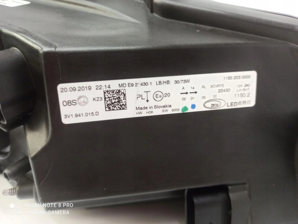 Фара full led левая правый  superb 3 рестайлинг Доставка