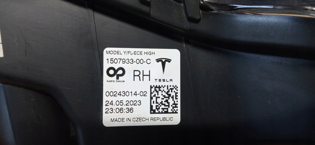 фото №14, Tesla model 3 y lift 20- протитуманна фара drl правий лампа права 1507933-00-c