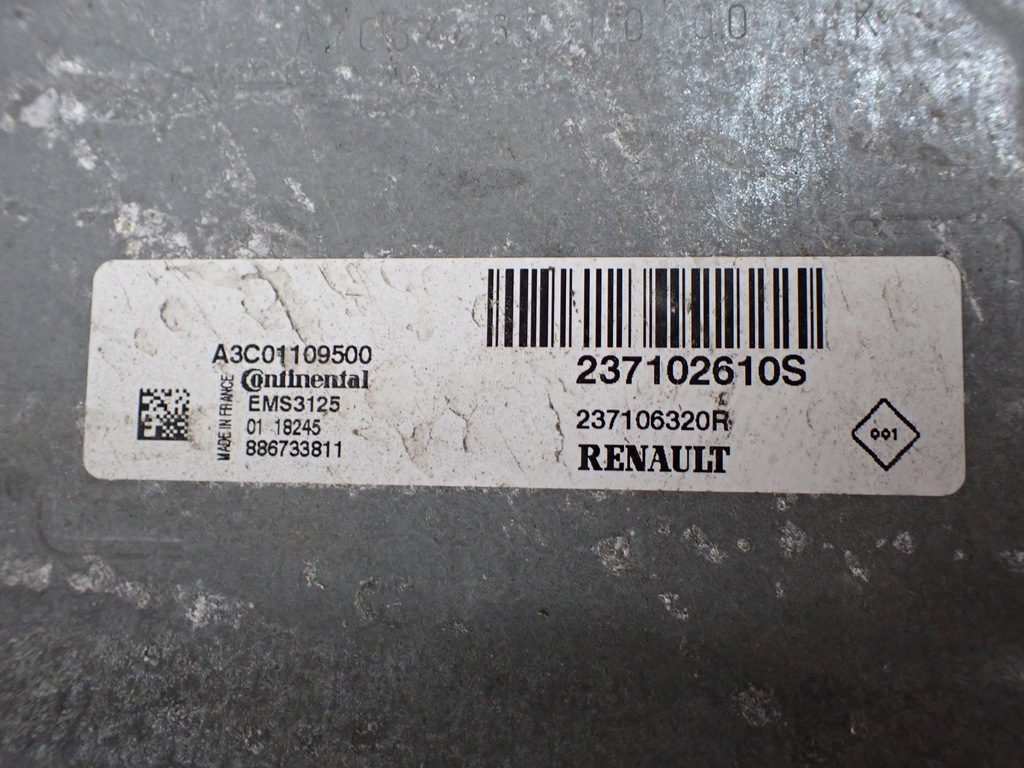 фото №7, Блок управления dacia dokker 1.6 sce 2018 europa a3c01109500 237106320r