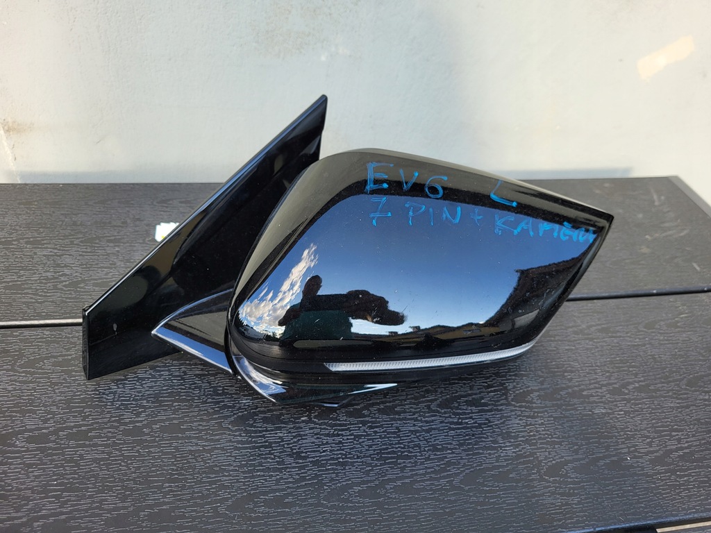 фото №1, Дзеркало ліва kia ev6 7 pin + камера стан bdb