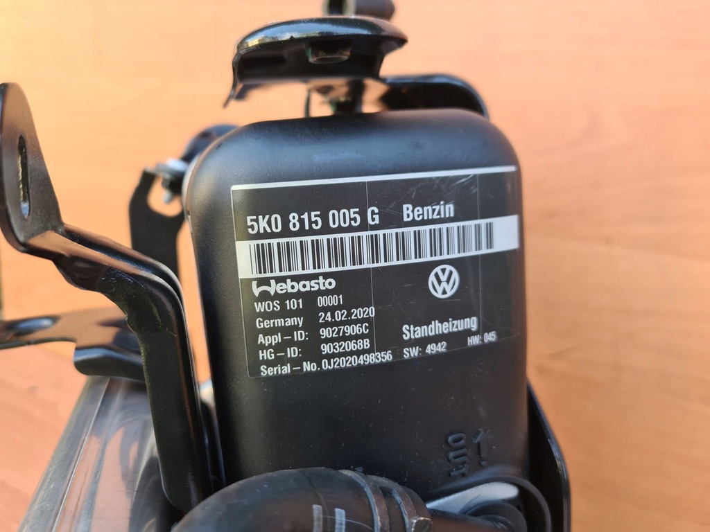 фото №16, Набір webasto vw caddy 5k0815005g vevo бензин 20r.