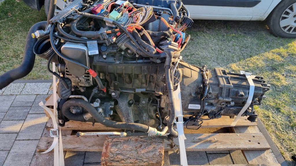 фото №6, Двигун bmw n46b20b n46 kompletny bmw e90 e91 e87 120i 320i 176tyś km