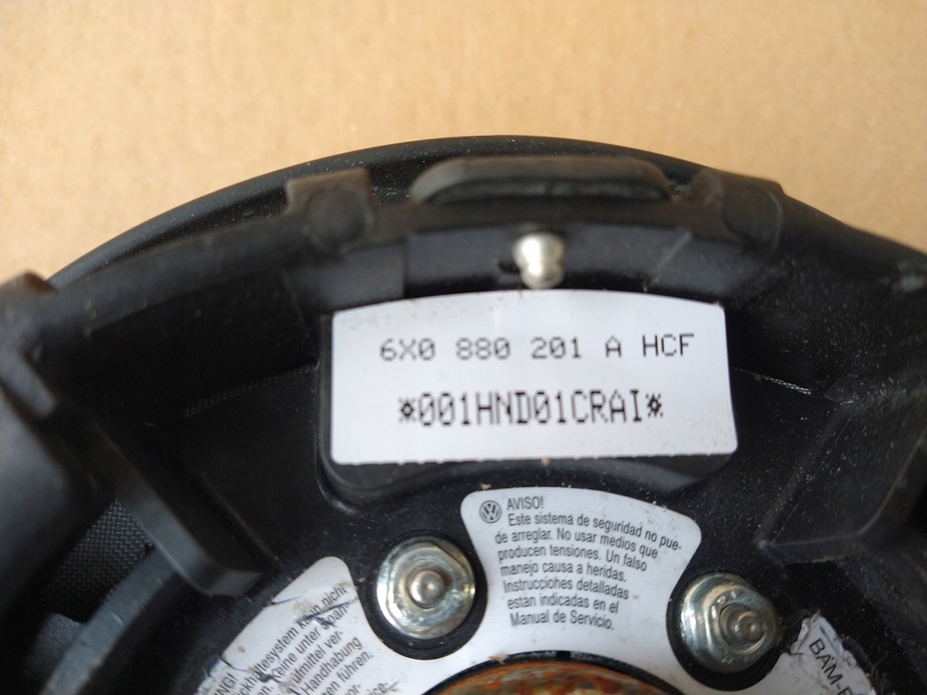 фото №5, Подушка безопасности водителя w руль vw polo iii lift lupo