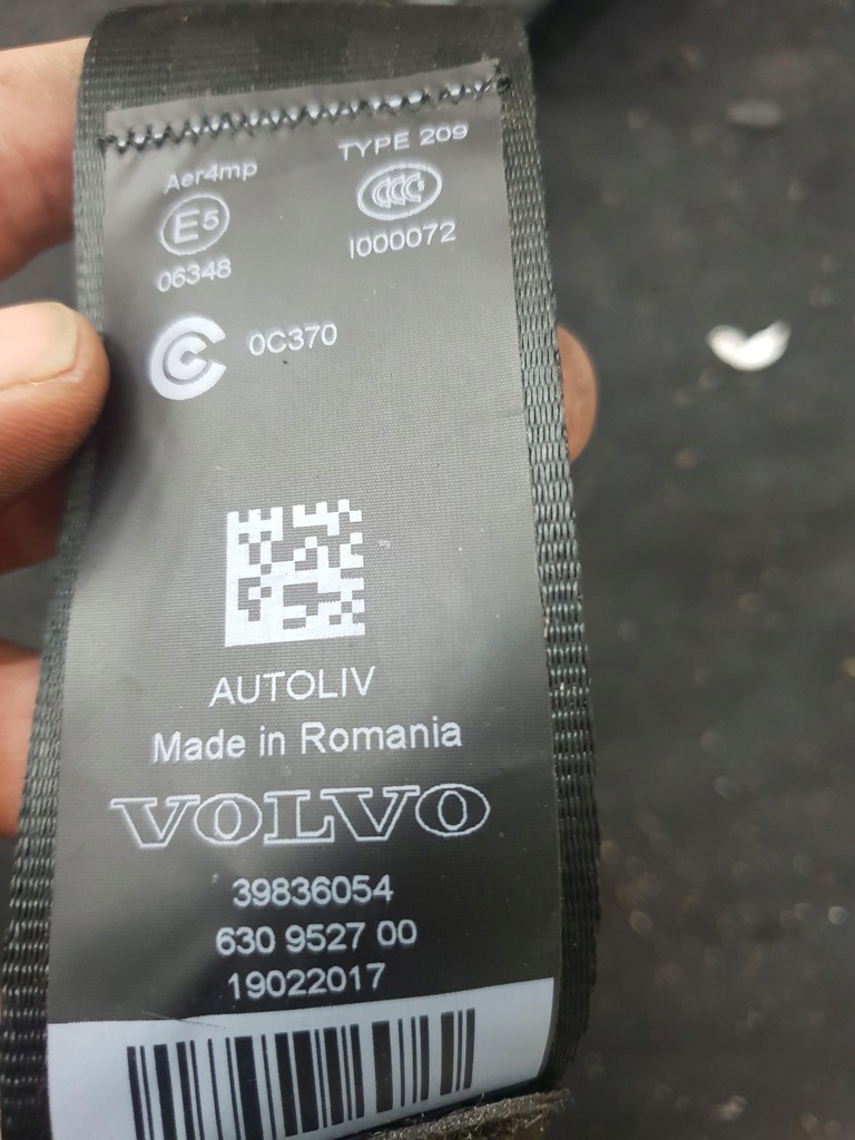 фото №5, Pas безпеки сидіння заднього s90 ii 39836054