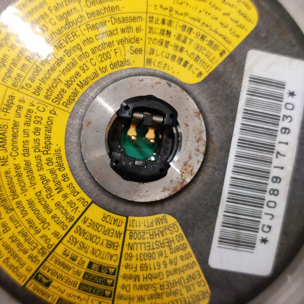 фото №12, Subaru forester sh 3 iii приборная панель приборная приборная панель подушки безопасности датчик подушка безопасности