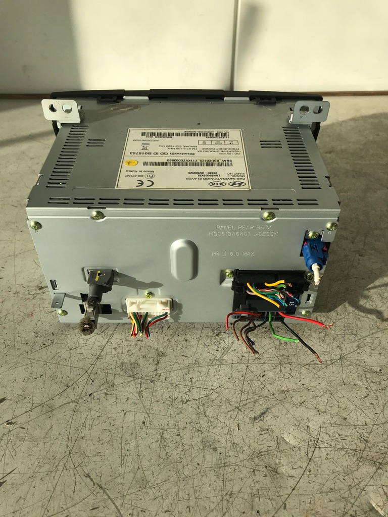 фото №7, Радио навигация kia sportage iii 96560-3u500wk