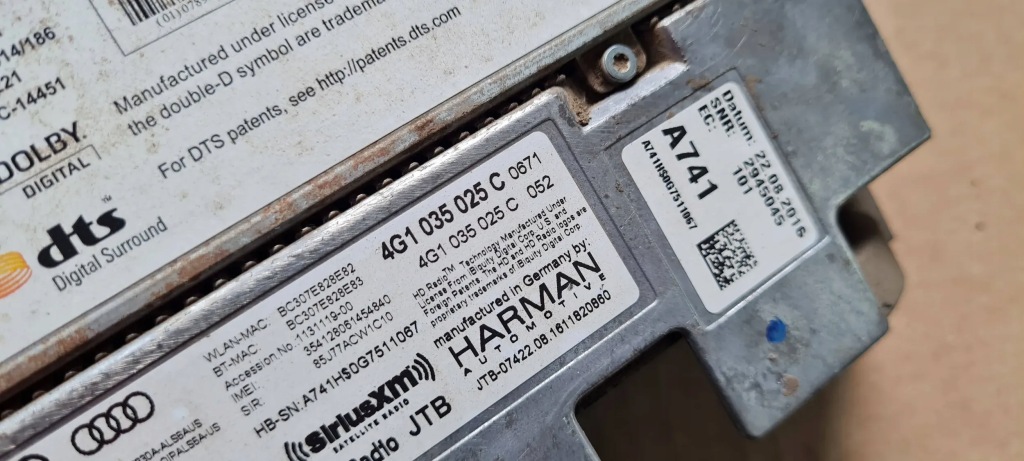 фото №16, S6 c7 4g a6 lift мультимедиа блок mmi станция 4g1035025c na запчасти