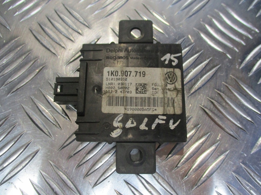 фото №1, Модуль сигналізація vw golf v 1.9 tdi 1k0907719