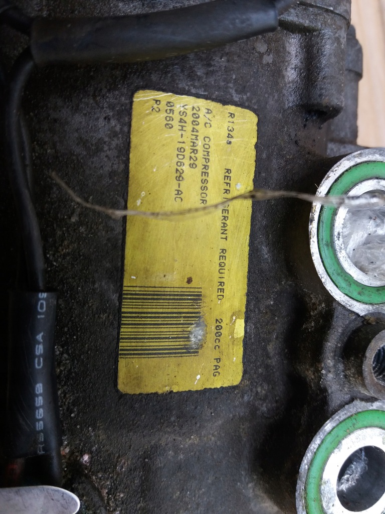 фото №4, Компрессор кондиционера ford fusion 1.4 16v